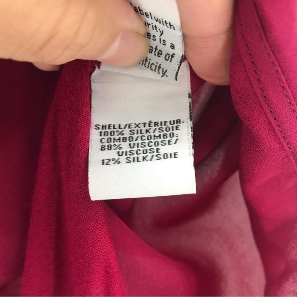 Diane Von Furstenberg Sleeveless Silk Blouse Size Small - Picture 6 of 7
